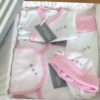 Conjunto body vichy rosa